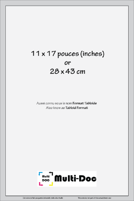 Image de Impression Format Tabloide (11" x 17")