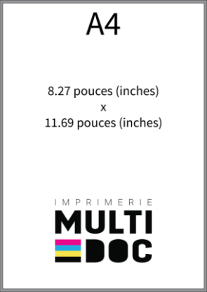 Image de Impression Format A4 (8.27"x11.69")